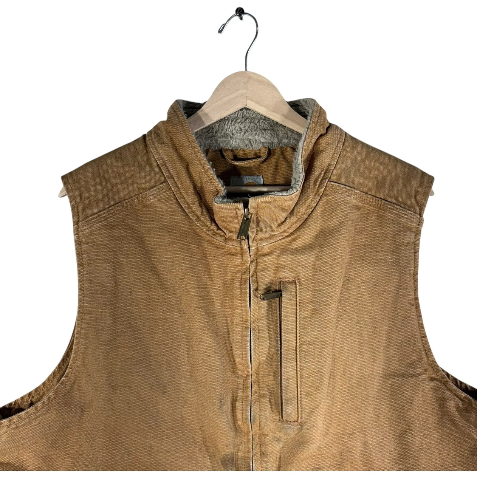 Vintage Carhartt Sherpa Lined Workwear Vest