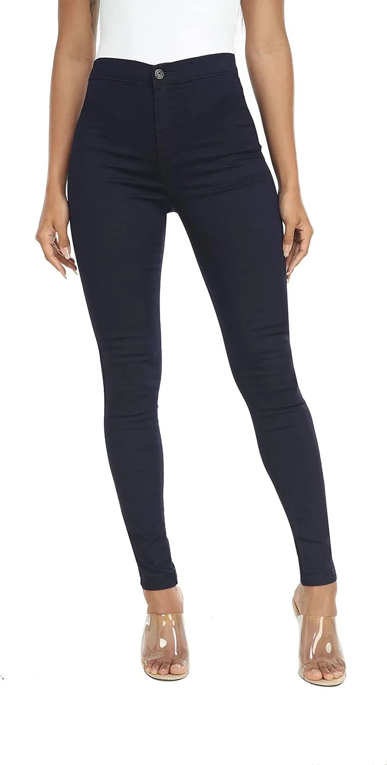 WAYRUNZ Womens High Waisted Pants Stretch Legging Jeans