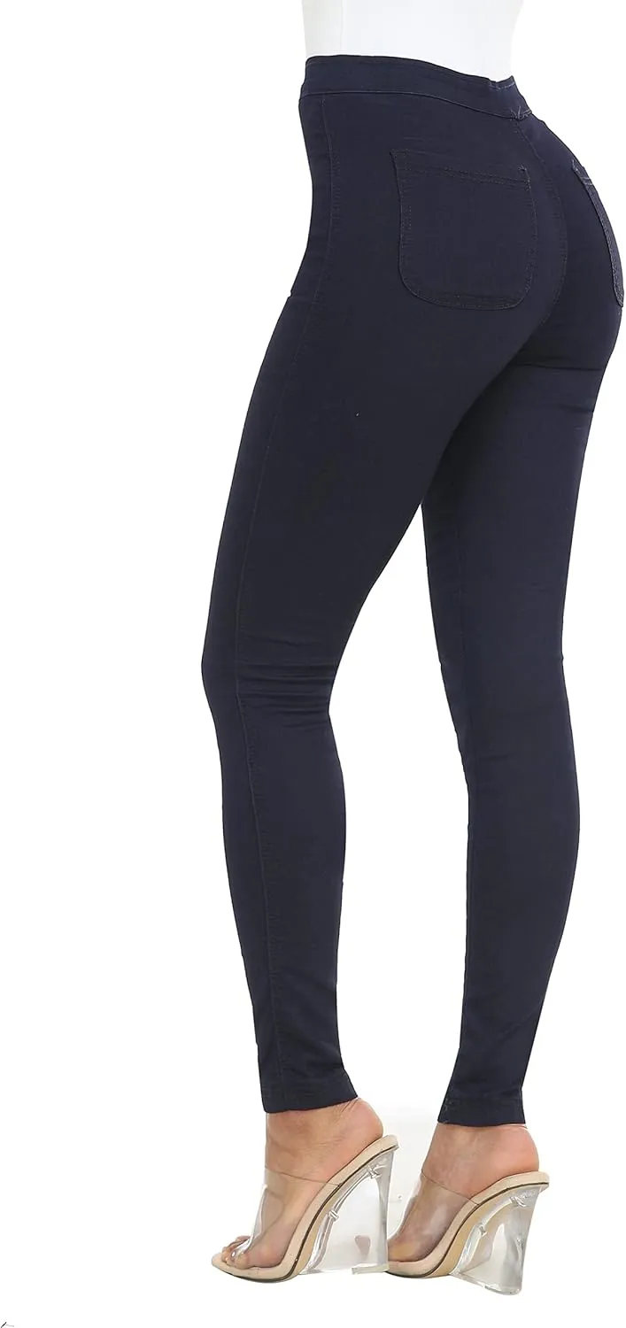 WAYRUNZ Womens High Waisted Pants Stretch Legging Jeans
