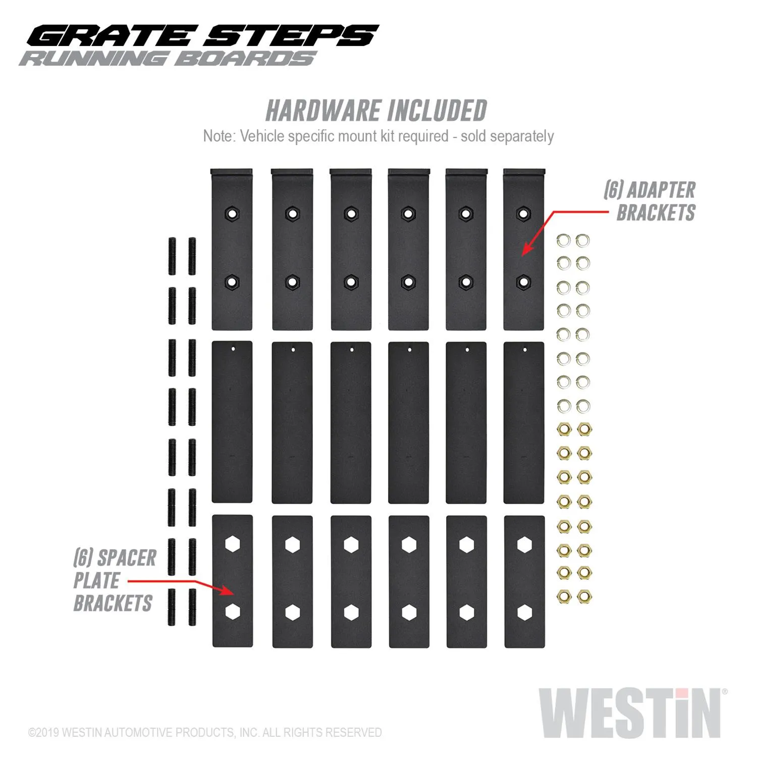 Westin Grate Steps Running Boards 27-74715