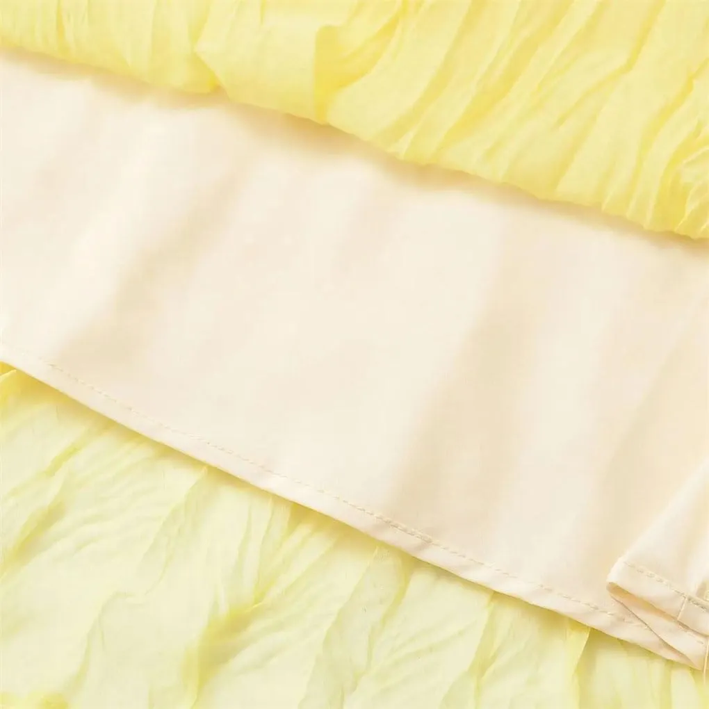 Women's Skirts A-Line Elastic High Waist Pleated Solid Color Loose Comfortable Long Skirt