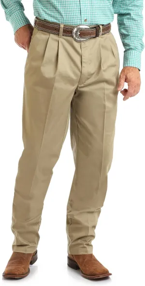 Wrangler Men's Pleated Front Casual Pant