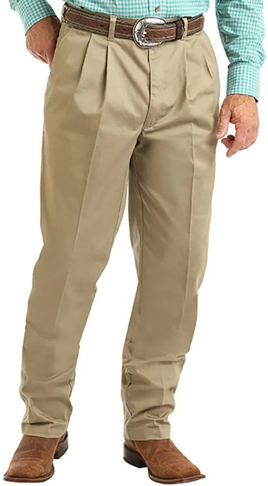 Wrangler Men's Pleated Front Casual Pant